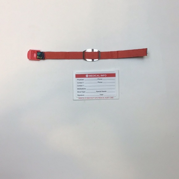 MEDICAL ALERT PEANUT ALLERGY DINOSAUR BRACELET - Picture 2 of 2